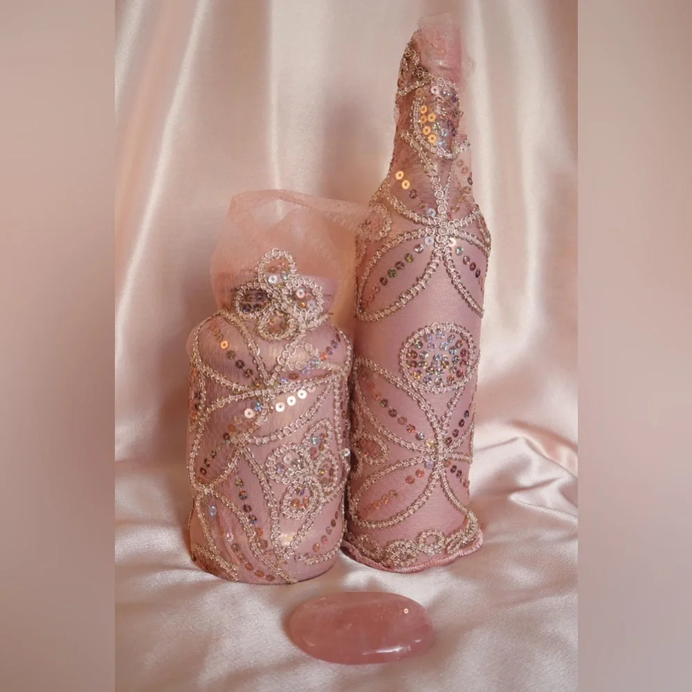 Hand Crafted Enchantment Glass Bottles&Scented Pillows Set - Picture 7 of 11